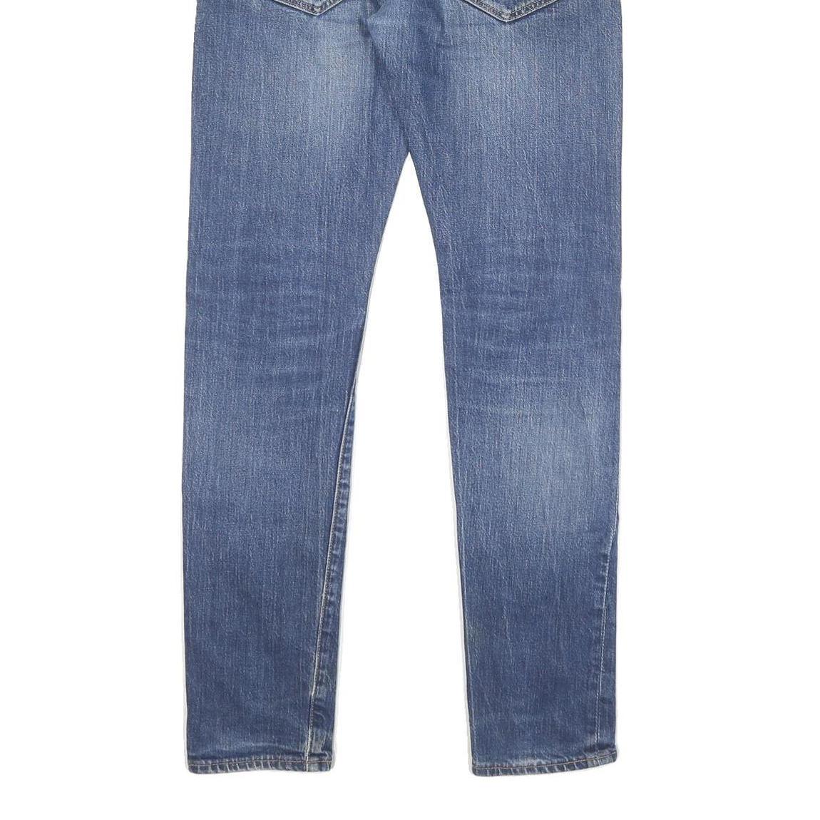 LEVI'S 512 Tapered Mens Jeans Blue Slim Denim Medium W31 L32 Classic Cotton