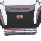 SALLER Mens White & Black Basketball Zip Polyester Blend Jacket S Sportswear