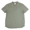 THE NORTH FACE Mens Green & Brown Shirt XL Cotton Casual Summer Short Sleeve