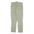 NAPAPIJRI Mens Regular Fit Beige Cotton Blend Cargo Trousers W30 L32 Utility Zip
