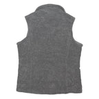 PATAGONIA Womens Grey Fleece Zip Jacket S Polyester Blend Casual Outdoor Vest