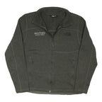 THE NORTH FACE Mens Green Jacket M Polyester Blend Zip Fleece Outdoor Casual