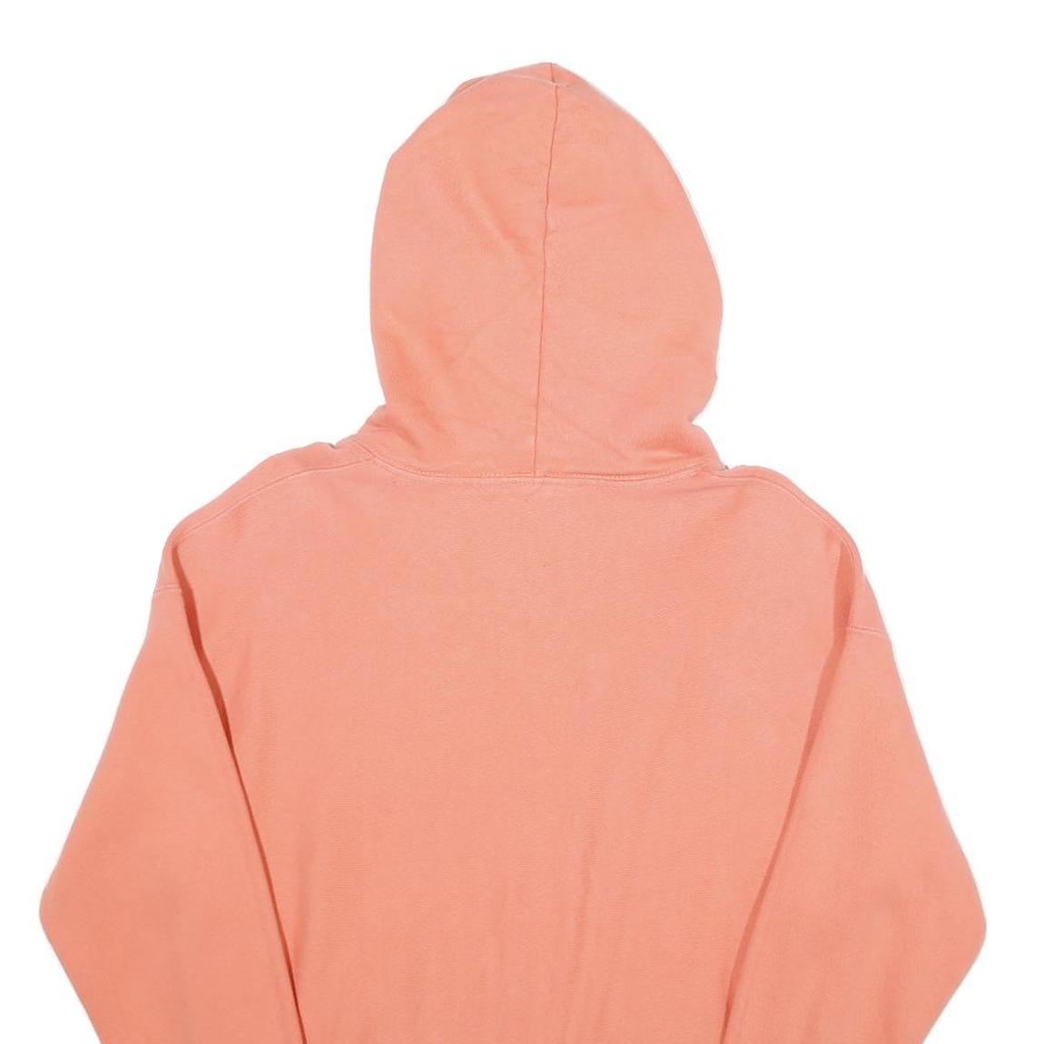 CHAMPION REVERSE WEAVE Womens Peach Hoodie M Cotton Blend Casual Pullover