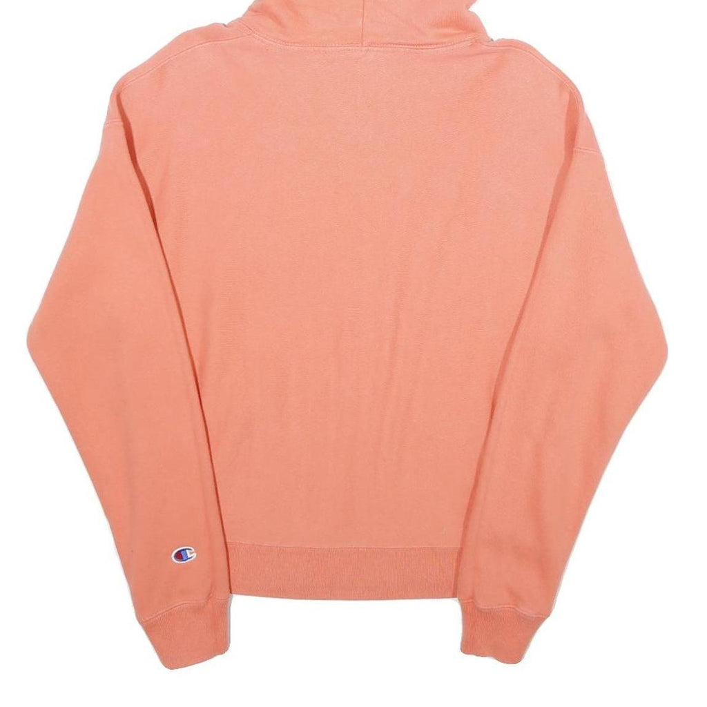CHAMPION REVERSE WEAVE Womens Peach Hoodie M Cotton Blend Casual Pullover