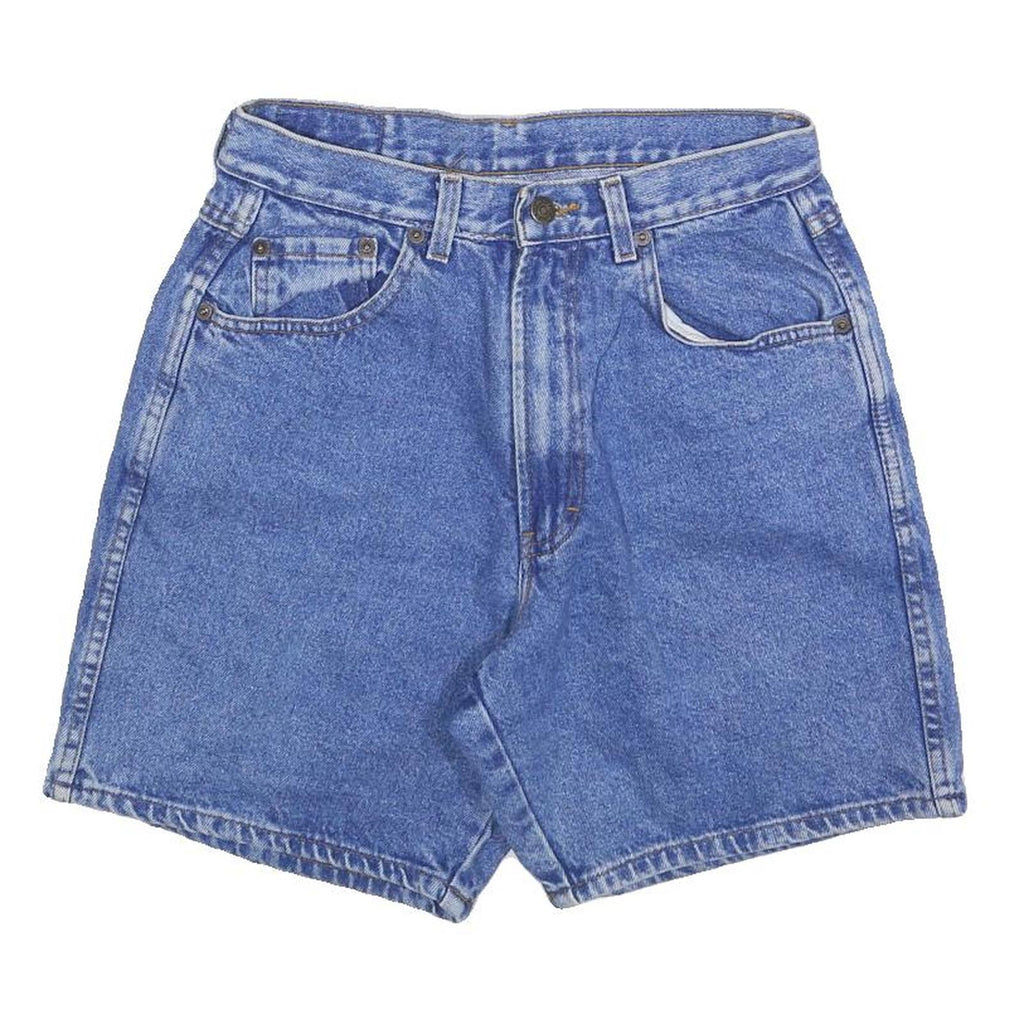 JORDACHE Womens Denim Blue Casual Shorts S W28 Classic Fit Cotton Blend