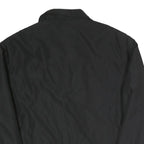 GUESS Mens Black Zip Jacket XL Polyester Blend Plain Minimalist Casual Outerwear