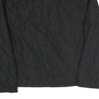 GUESS Mens Black Zip Jacket XL Polyester Blend Plain Minimalist Casual Outerwear