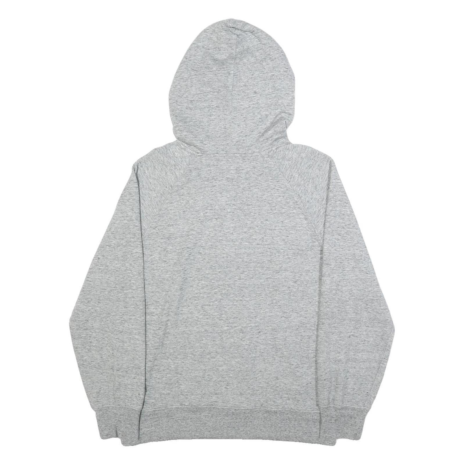 LEVI'S Womens Grey Hoodie S Cotton Blend Sweatshirt Casual Logo Pullover