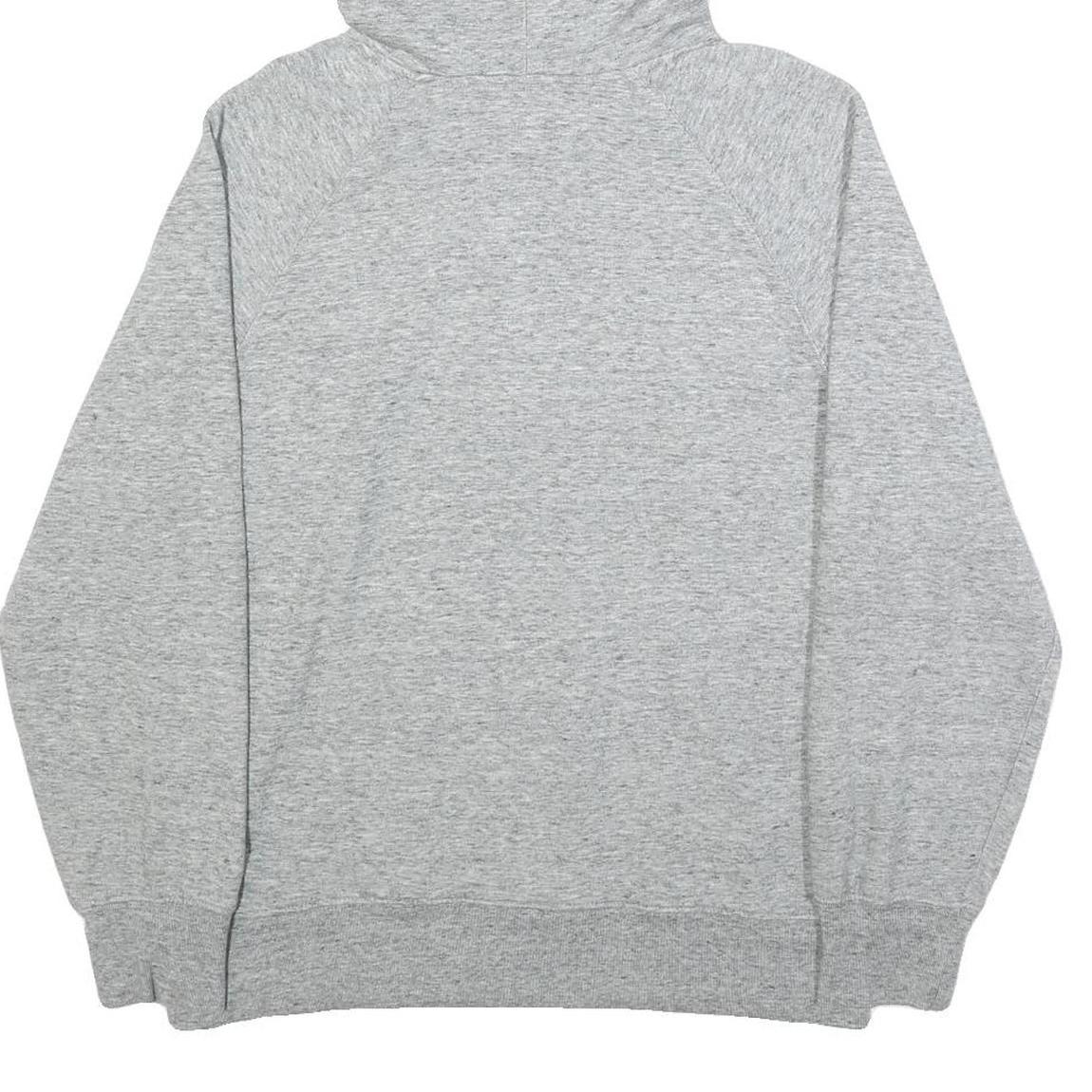 LEVI'S Womens Grey Hoodie S Cotton Blend Sweatshirt Casual Logo Pullover