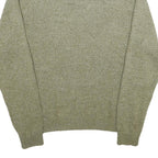 CHAPS Mens Green Jumper Pullover Plain Crew Neck Basic Knit L Stylish Casual