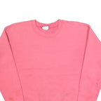 LEE Womens Pink Crew Neck Sweatshirt M Casual Cotton Blend Pullover