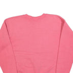 LEE Womens Pink Crew Neck Sweatshirt M Casual Cotton Blend Pullover