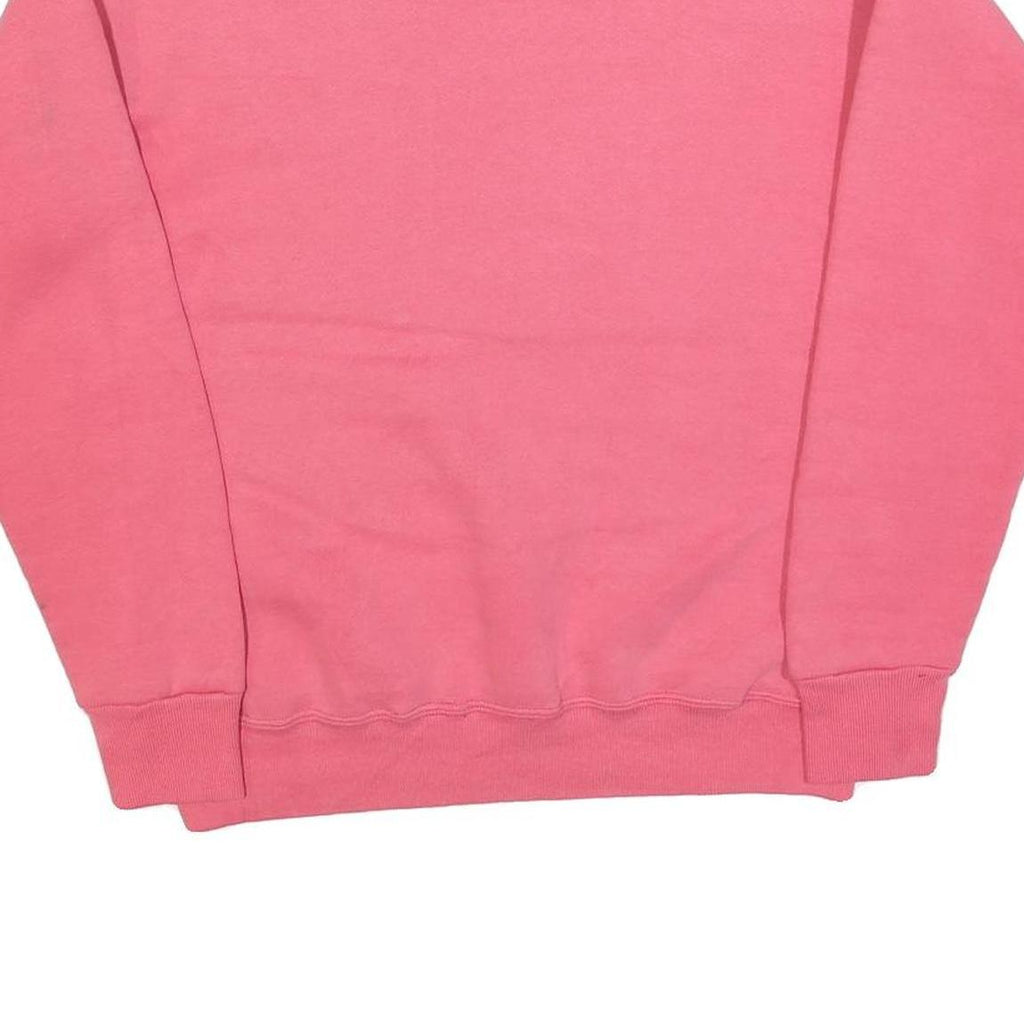 LEE Womens Pink Crew Neck Sweatshirt M Casual Cotton Blend Pullover