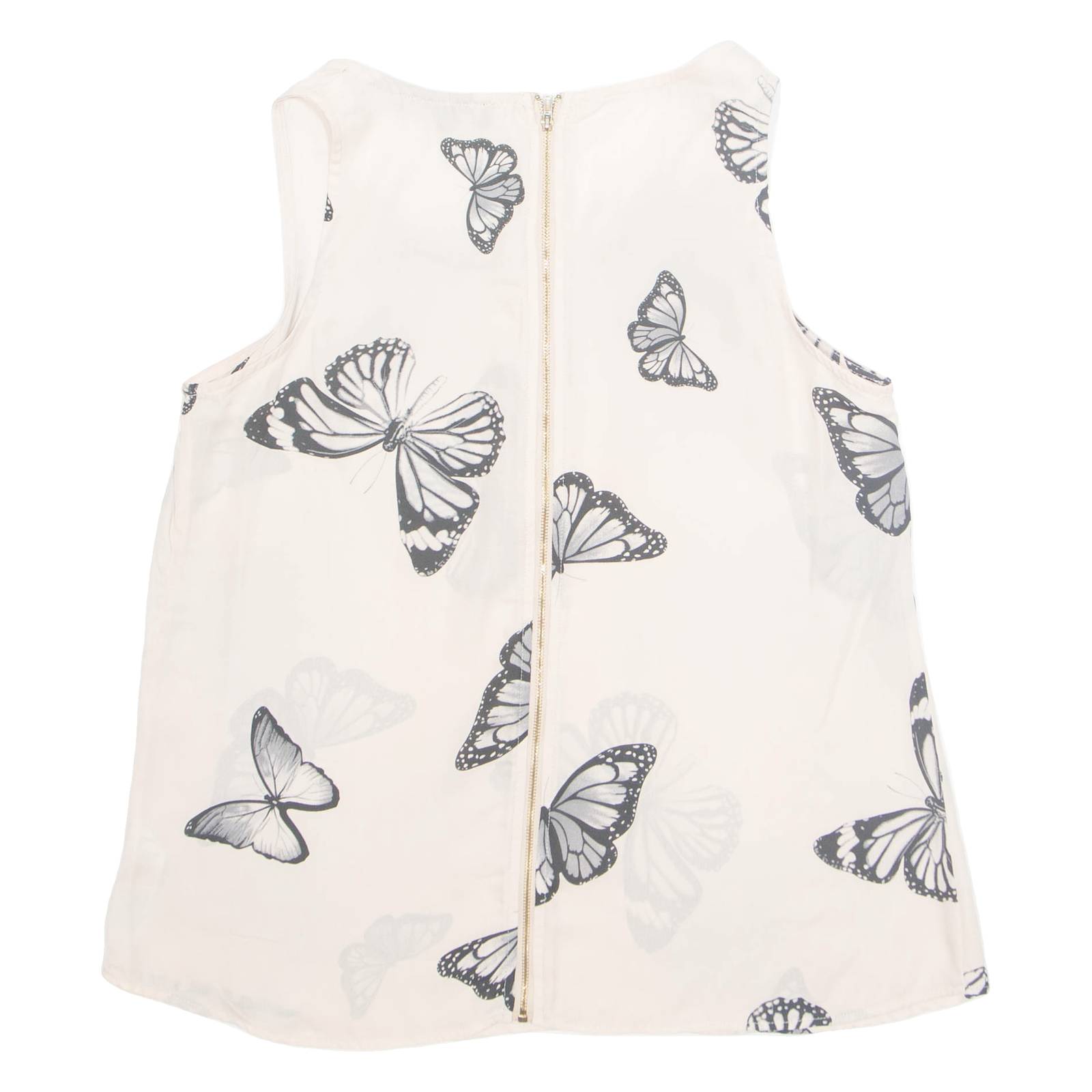 CAMEO ROSE Womens Printed Top Pink Sleeveless Animal Print S