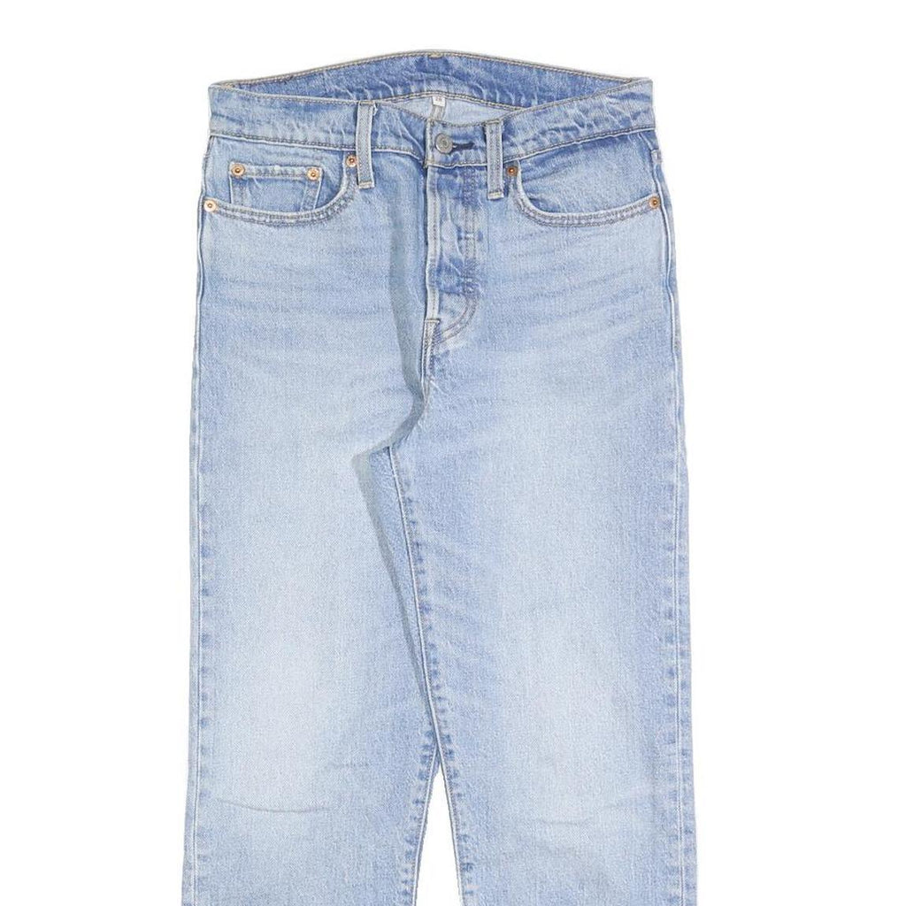 LEVI'S Womens Jeans Blue Regular Straight Denim Light W28 L26 Classic Cotton