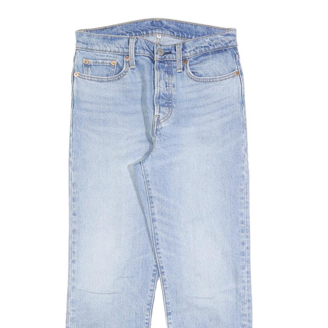 LEVI'S Womens Jeans Blue Regular Straight Denim Light W28 L26 Classic Cotton