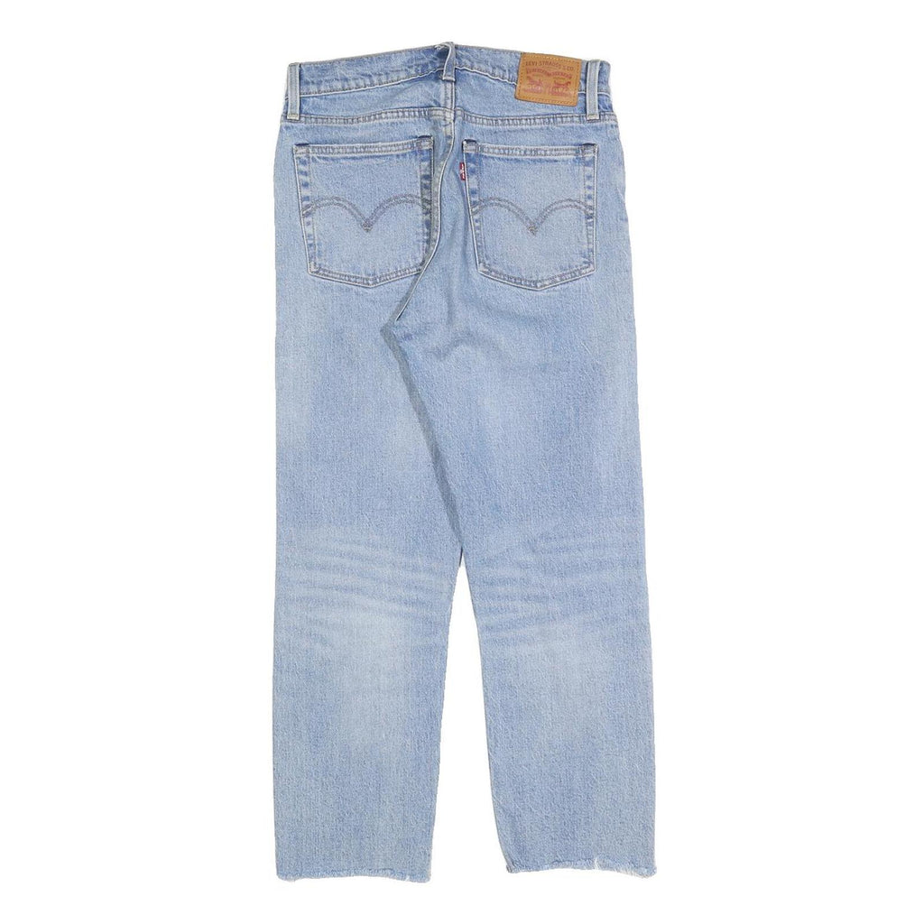 LEVI'S Womens Jeans Blue Regular Straight Denim Light W28 L26 Classic Cotton