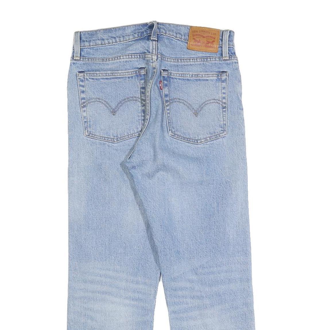 LEVI'S Womens Jeans Blue Regular Straight Denim Light W28 L26 Classic Cotton