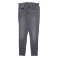 LEVI'S 721 Big E Womens Jeans Grey Slim Skinny Stone Wash W31 L30