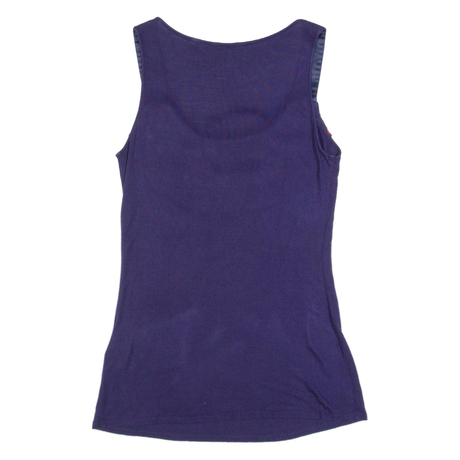 TED BAKER Womens Vest Blue Sleeveless S
