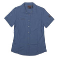 MAMMUT Womens Blue Synthetic Shirt XS Performance Outdoor Hiking