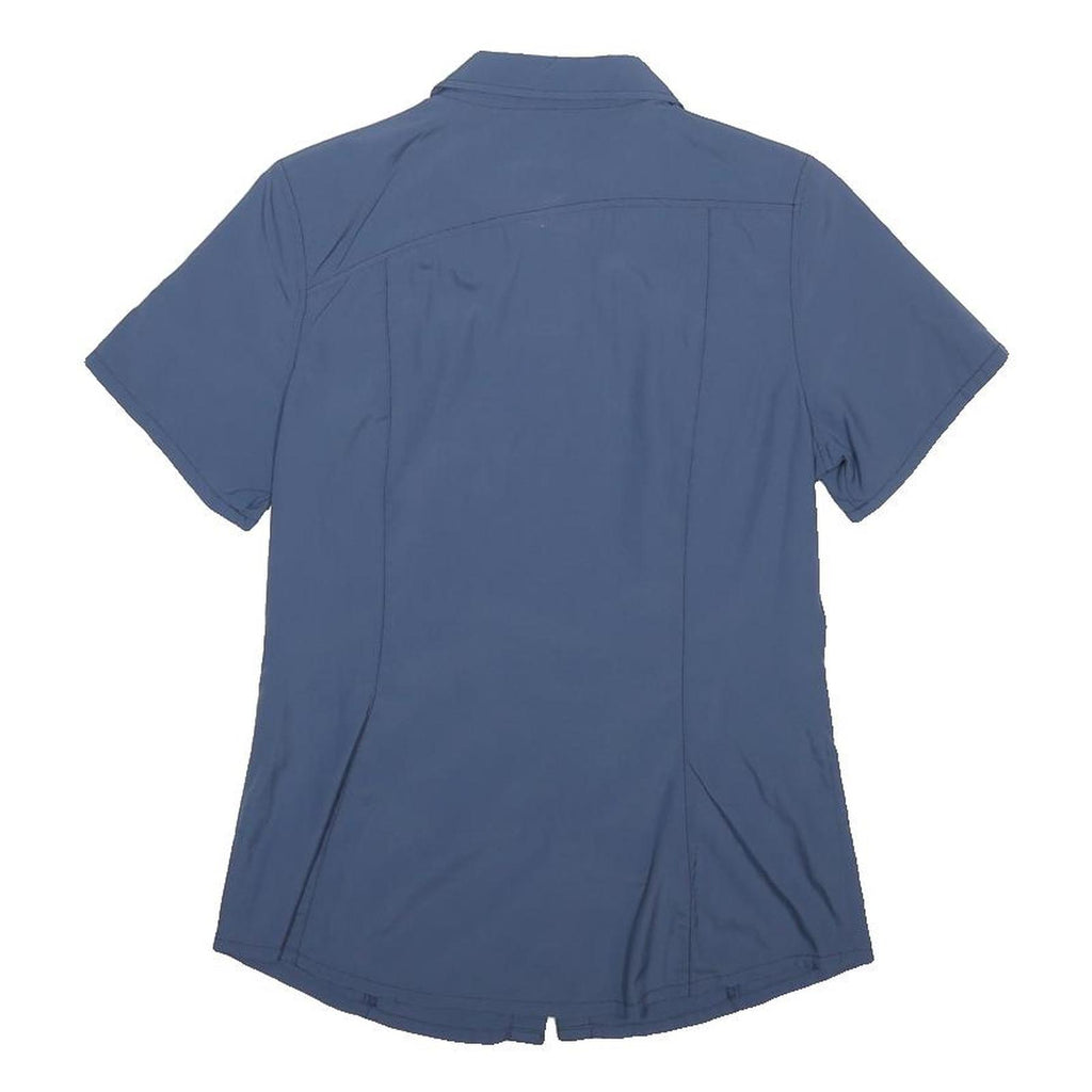 MAMMUT Womens Blue Synthetic Shirt XS Performance Outdoor Hiking