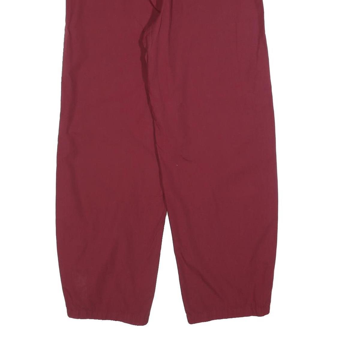 FREDDY Mens Cotton Blend Red Relaxed Trousers W32 L30 Casual Zip Closure