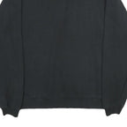 REEBOK Mens Black Eagles Crew Neck L Sweatshirt Cotton Blend Pullover