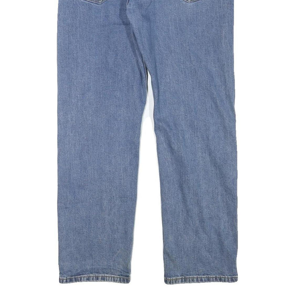 LEVI'S Mens Regular Fit Blue Denim Jeans W32 L28 Classic Cotton Blend Zip