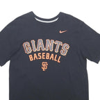 NIKE Mens Black Giants Baseball T-Shirt L Short Sleeve Crew Neck Sports