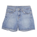 LEVI'S Womens Blue Denim Casual Shorts M W28 Cotton Classic Fit Button Closure