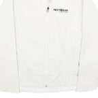 THE NORTH FACE Womens White Softshell Jacket S Polyester Blend Zip Outdoor
