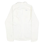 THE NORTH FACE Womens White Softshell Jacket S Polyester Blend Zip Outdoor