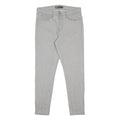 LEVI'S Womens Slim Light Grey Denim Jeans W30 L28 Stretch Cotton Blend Zip
