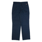DICKIES Cargo Workwear Mens Trousers Blue Regular Straight W34 L34