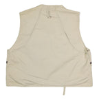 SPORTFLITE SPORTSWEAR Mens Beige Fishing Utility Vest L Polyester Blend