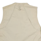 SPORTFLITE SPORTSWEAR Mens Beige Fishing Utility Vest L Polyester Blend