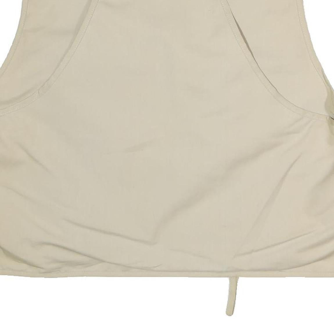 SPORTFLITE SPORTSWEAR Mens Beige Fishing Utility Vest L Polyester Blend