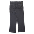 DICKIES Workwear Womens Trousers Black Slim Straight W32 L32
