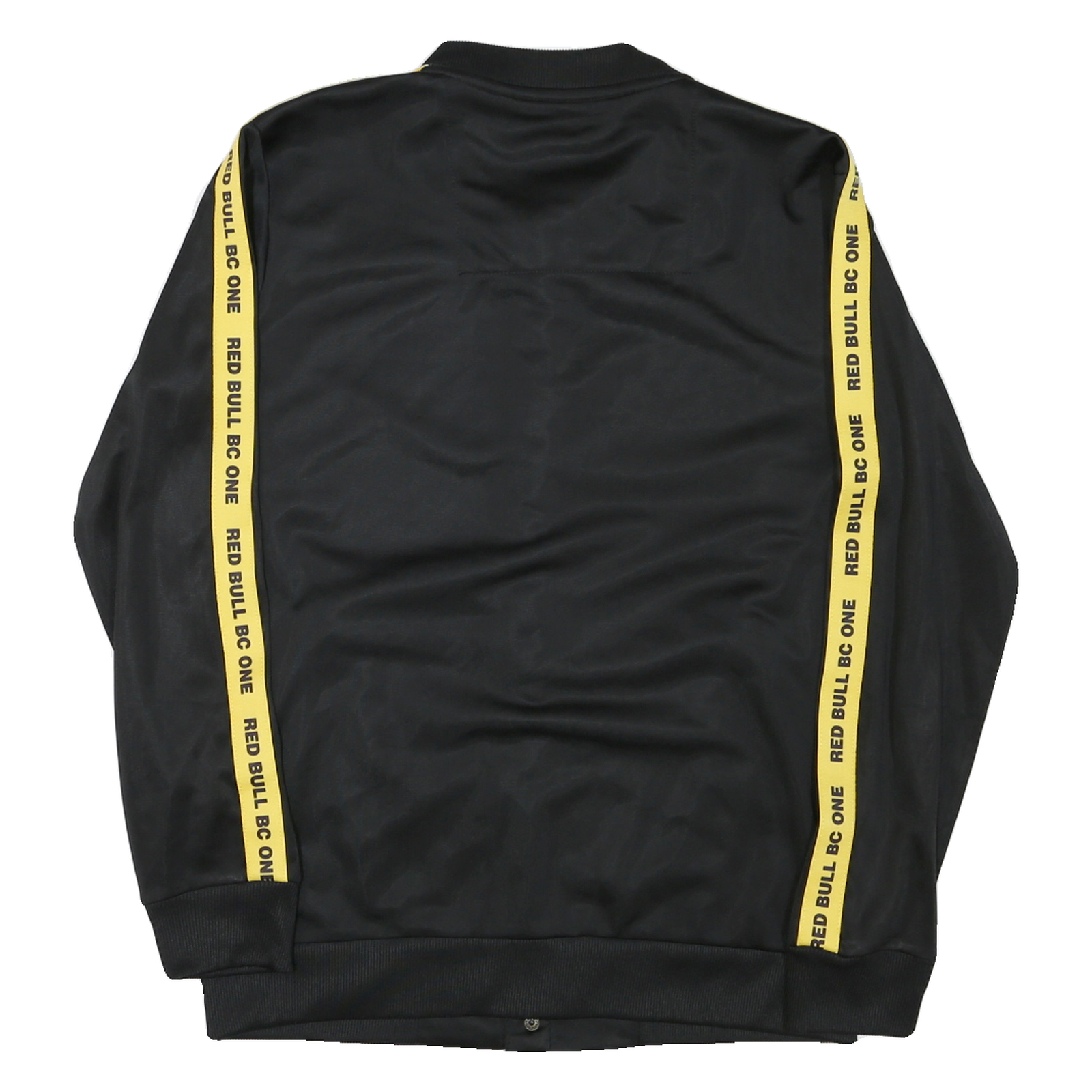 Mens Black Red Bull BC One Track Jacket L Polyester Blend Button Logo