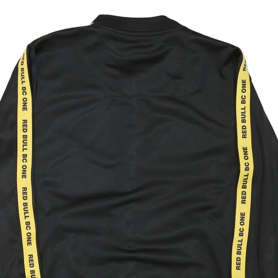 Mens Black Red Bull BC One Track Jacket L Polyester Blend Button Logo