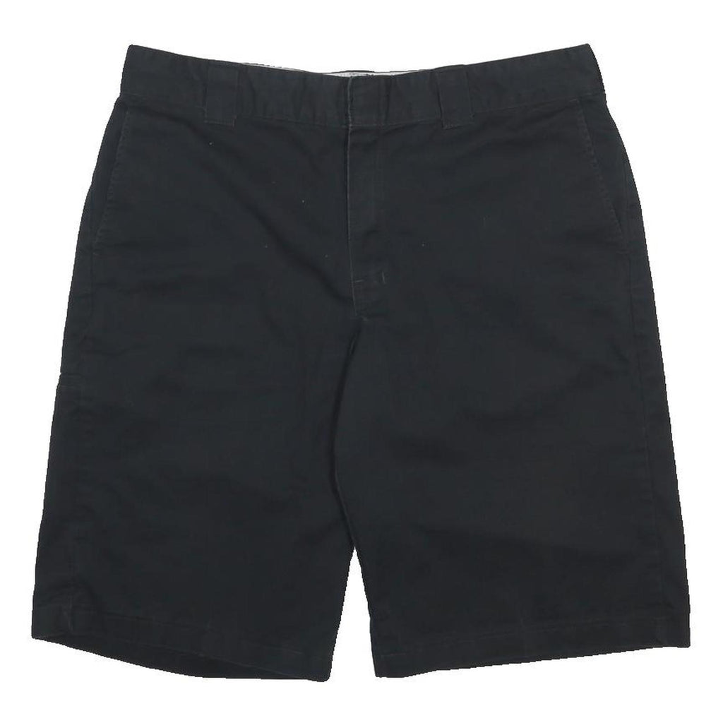 DICKIES Mens Shorts Black Casual L W37 Workwear Cotton Blend