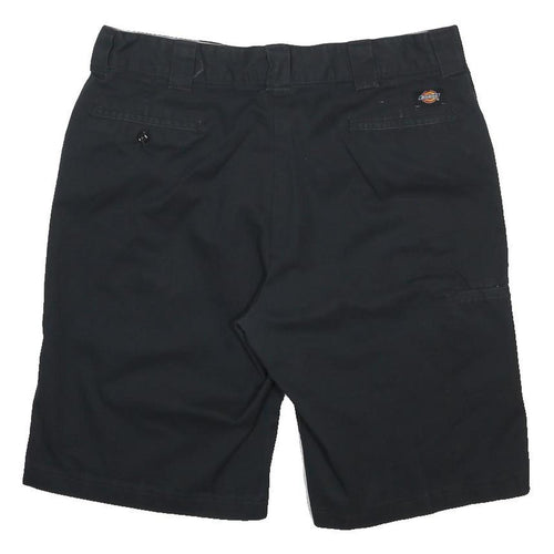 DICKIES Mens Shorts Black Casual L W37 Workwear Cotton Blend