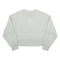 PUMA Womens Grey Cotton Blend Crew Neck XS Sweatshirt Casual Pullover