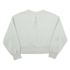 PUMA Womens Grey Cotton Blend Crew Neck XS Sweatshirt Casual Pullover