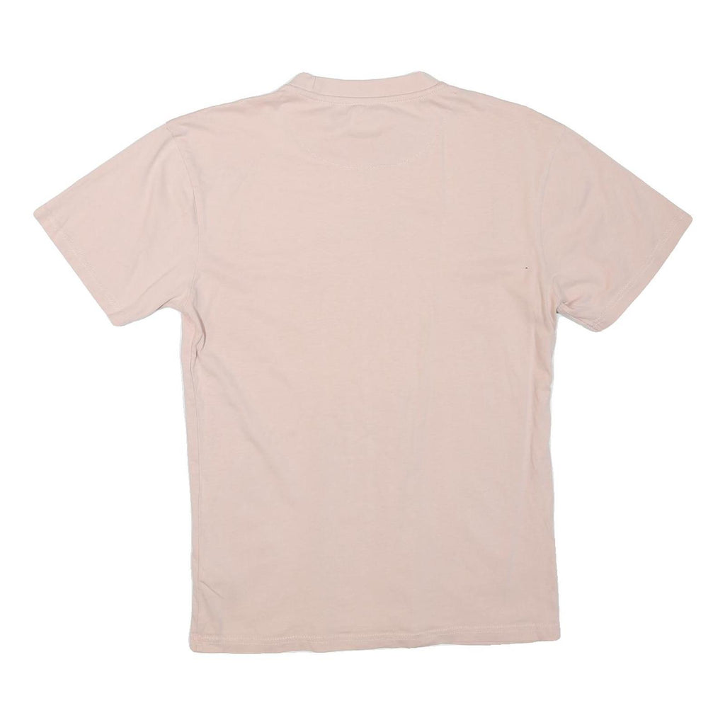 KARL KANI Mens Pink Signature Graphic T-Shirt XXS Short Sleeve Crew Neck