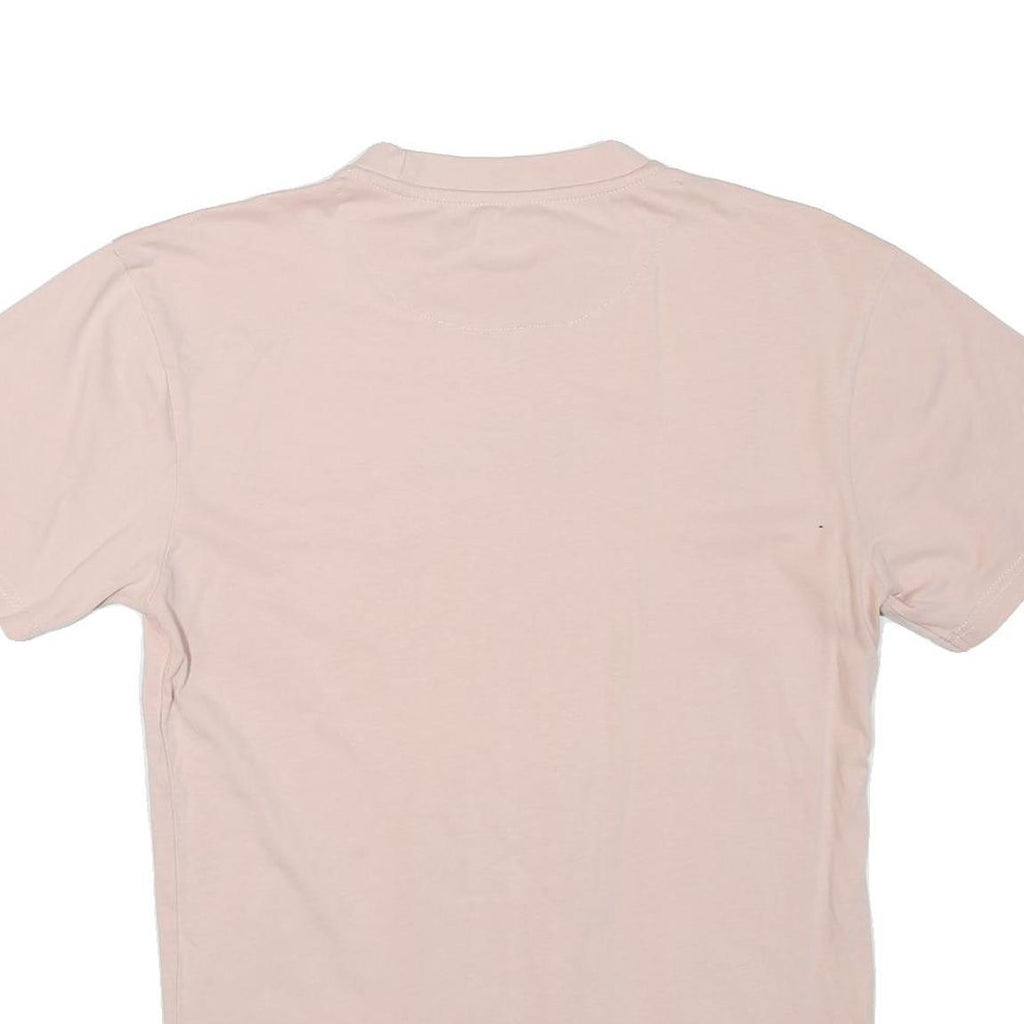 KARL KANI Mens Pink Signature Graphic T-Shirt XXS Short Sleeve Crew Neck