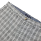 TOMMY HILFIGER Mens Grey Checked Casual Shorts M W34 Cotton Blend Comfortable