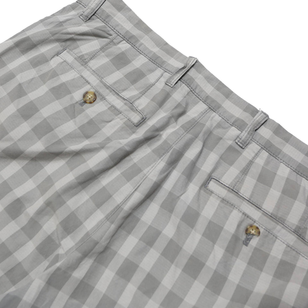 TOMMY HILFIGER Mens Grey Checked Casual Shorts M W34 Cotton Blend Comfortable