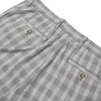 TOMMY HILFIGER Mens Grey Checked Casual Shorts M W34 Cotton Blend Comfortable